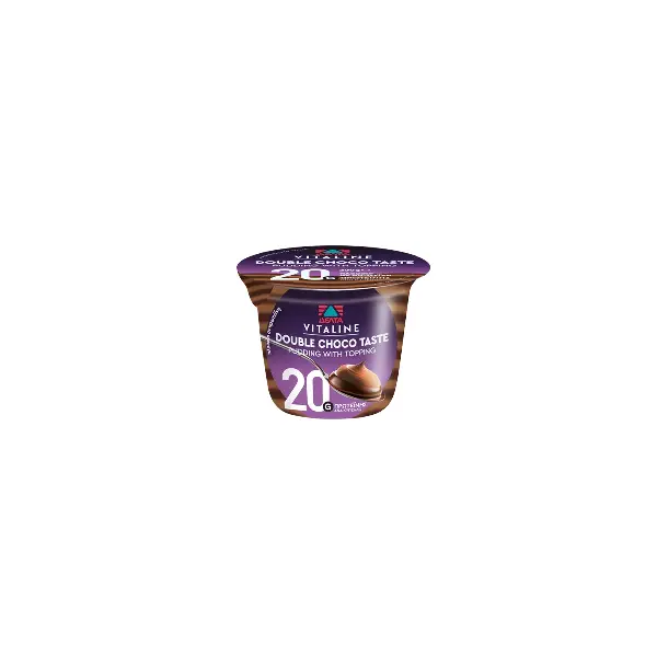 doublechoco-1 Vitaline Double Choco Vitaline Pudding with topping 200g - Image 1